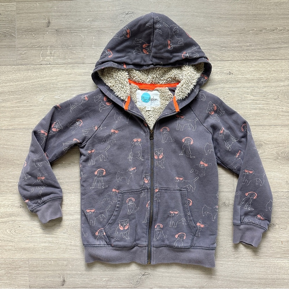 Mini Boden Shaggy Hoodie